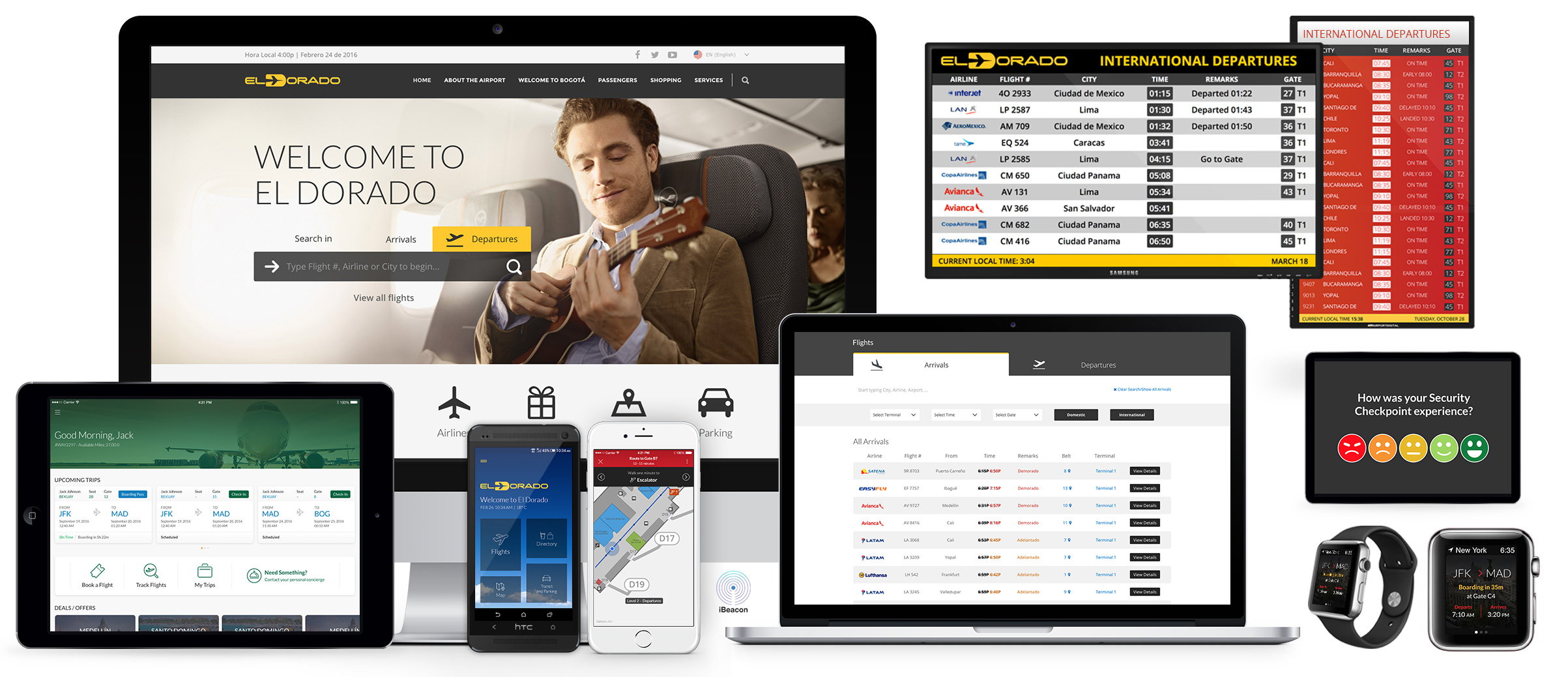 Airport and Airlines Digital Products portafiolio